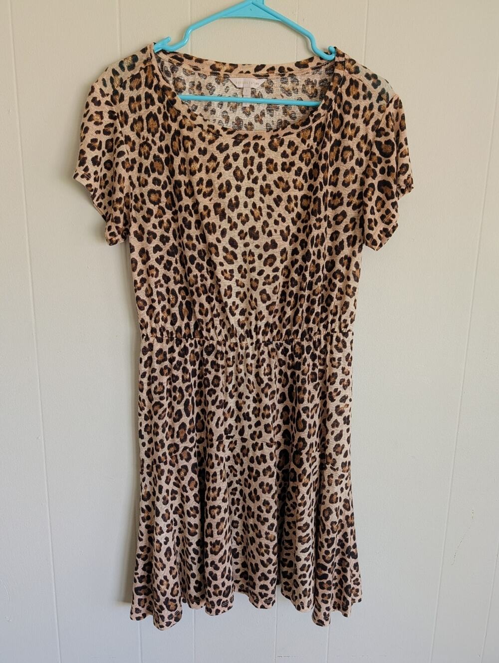 Rebecca Taylor‎ Cheetah Print Linen Mini Dress